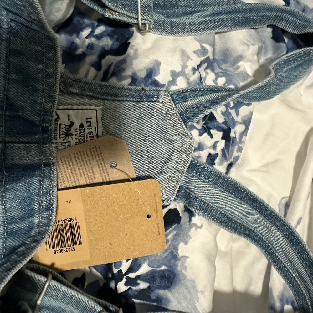 Levi's Blue Denim Overalls - Picture 6 of 14